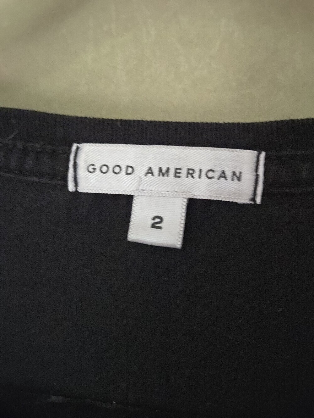 Good American (97$) | Cotton Classic Tee, Size 2 - Picture 6 of 9